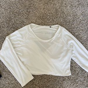 Gymshark cropped long sleeve top